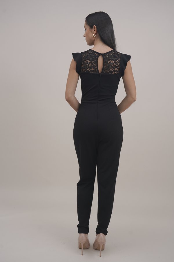 RUFFLE JUMPSUIT WITH BACK INSERT - Jumpsuit3