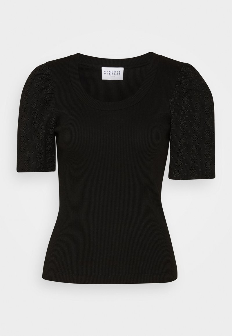 Damen Kleider | Claudie Pierlot TRINIDAD T-Shirt print noir/schwarz - AH71188 Damen Kleider | Claudie Pierlot TRINIDAD T-Shirt print noir/schwarz - AH71188