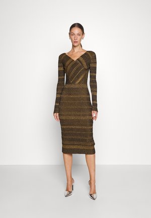 DRESS - Vestito elegante - black, gold