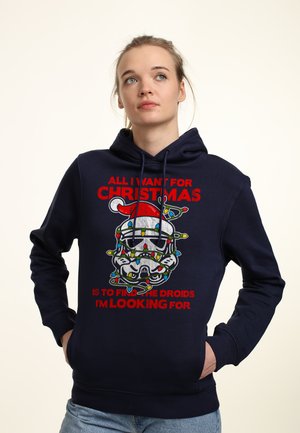 STAR WARS CLASSIC CHRISTMAS TROOPER - Jersey con capucha - navy blue