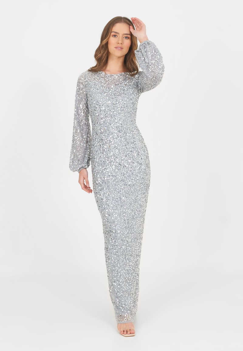 Maryisa EMBELLISHED SEQUINS MODEST - Galajurk - light grey