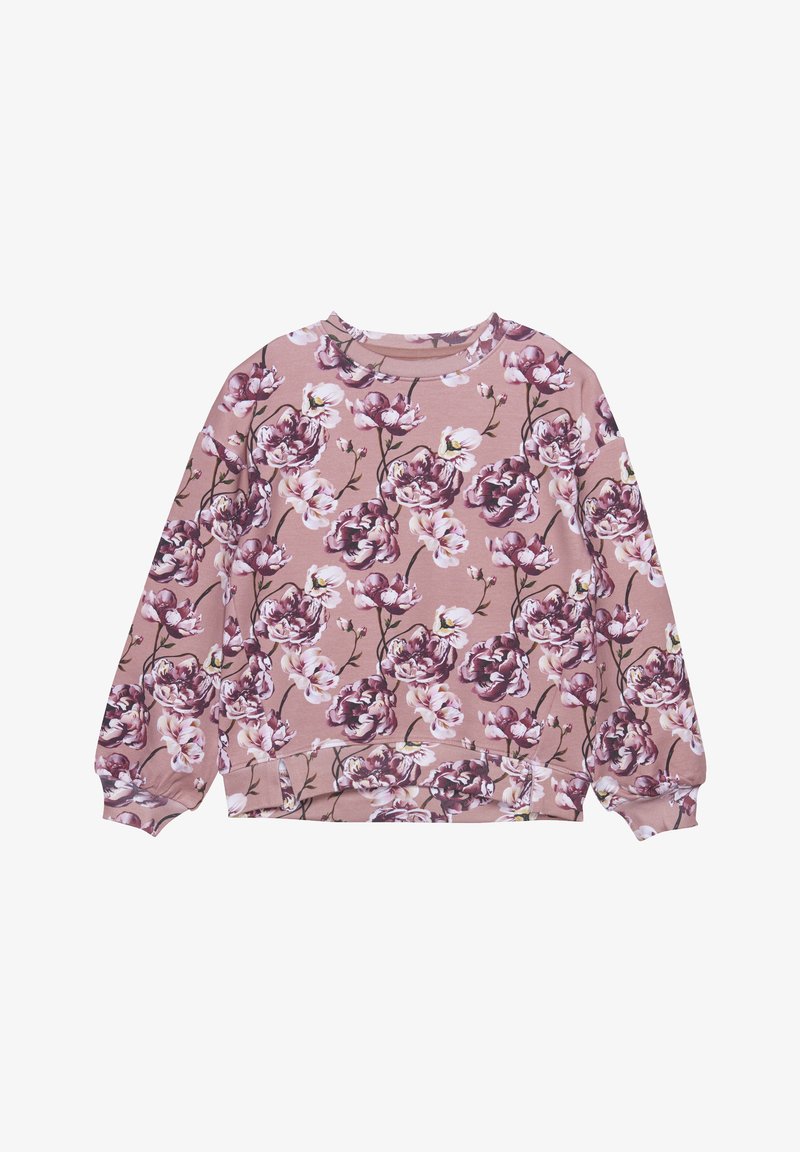 Minymo LS AOP - Sweater - ash rose
