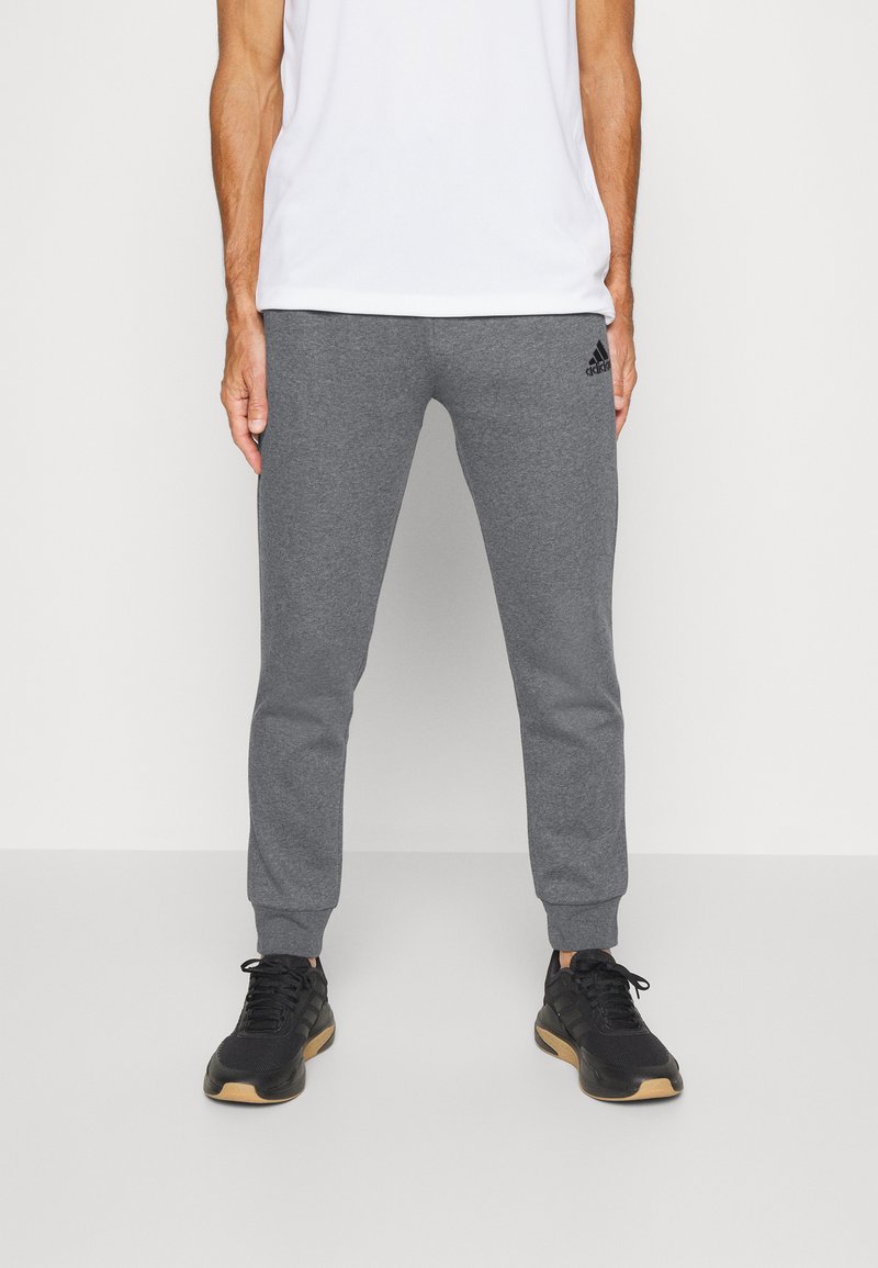 adidas Performance - ESSENTIALS TAPERED - Pantalones deportivos - dark grey heather/black, Ampliar