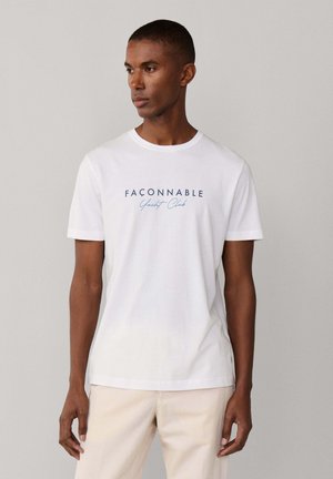 YACHT CLUB TEE - T-shirt imprimé - white