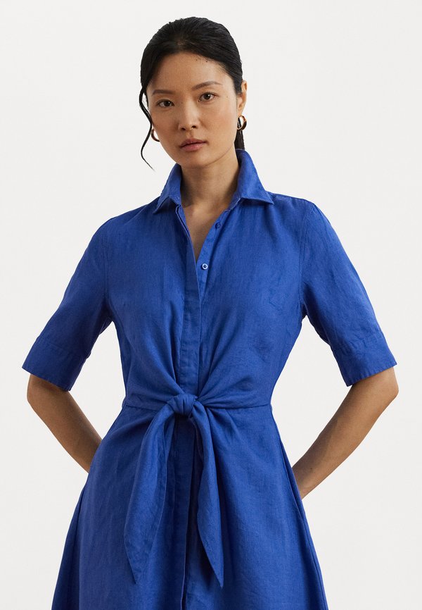 SOFT DRAPEY LINEN DRESS - Shirt dress