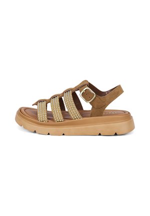 Desa, DESA WOMAN SANDALS - Sandalen met plateauzool - brown