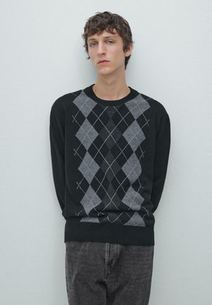 DIAMOND - Pullover - black