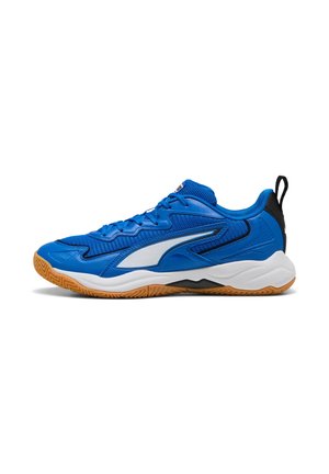 Puma, PUMA UNISEX SOLARFLASH 4 HALLENSCHUHE INDOOR TEAM ROYAL   - Skate shoes - puma team royal-puma white