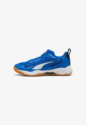 Puma, PUMA UNISEX SOLARFLASH 4 HALLENSCHUHE INDOOR TEAM ROYAL - Skate shoes - puma team royal-puma white