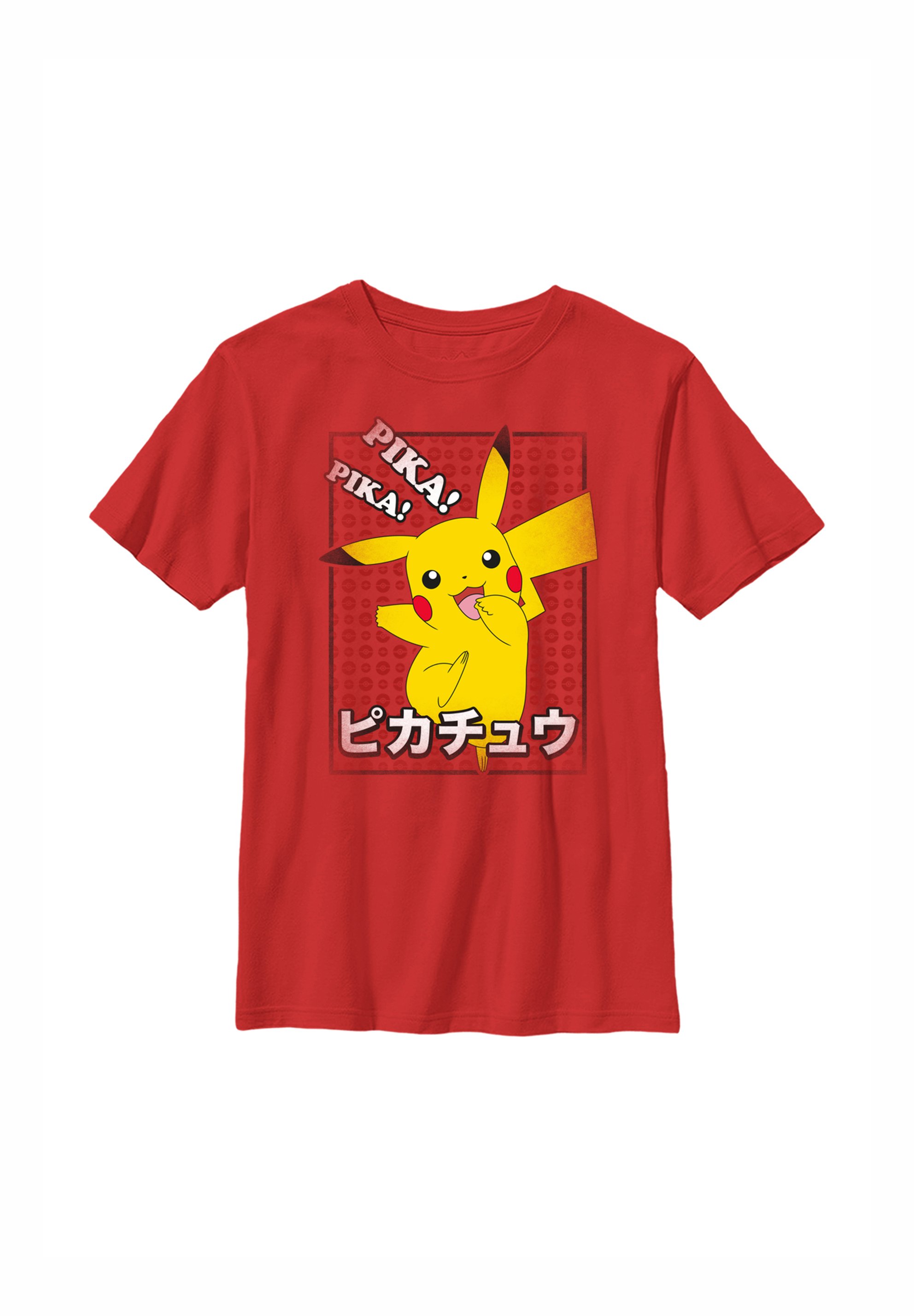 Pokemon POKÉMON PIKA PIKA JAPANESE Print T-shirt red Zalando