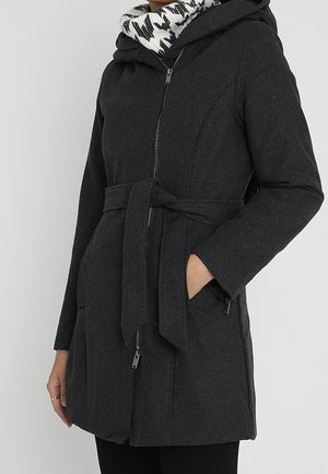 Manteau court - mottled dark grey