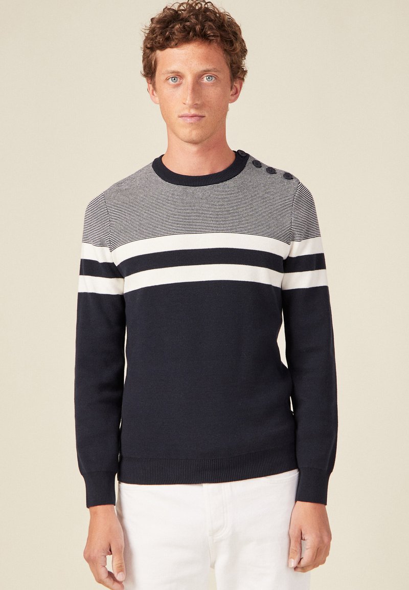 BONOBO Jeans MIT LANGEN ÄRMELN - Trui - bleu marine