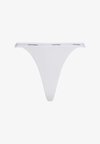 STRING THONG COTTON STRETCH RIB - Tange - white