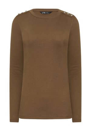 Long Tall Sally, TALL LONG SLEEVE TOPS - T-SHIRT/TOP - T-shirt à manches longues - brown