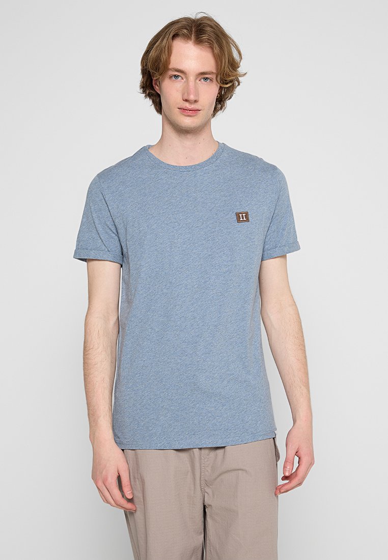 Les Deux T-shirt basic blauwgrijs