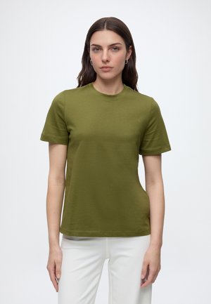 Vero Moda VMPAULINA - Βασικό μπλουζάκι - sphagnum