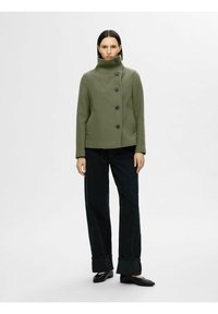 Selected Femme KURZE - Kerge jope - khaki