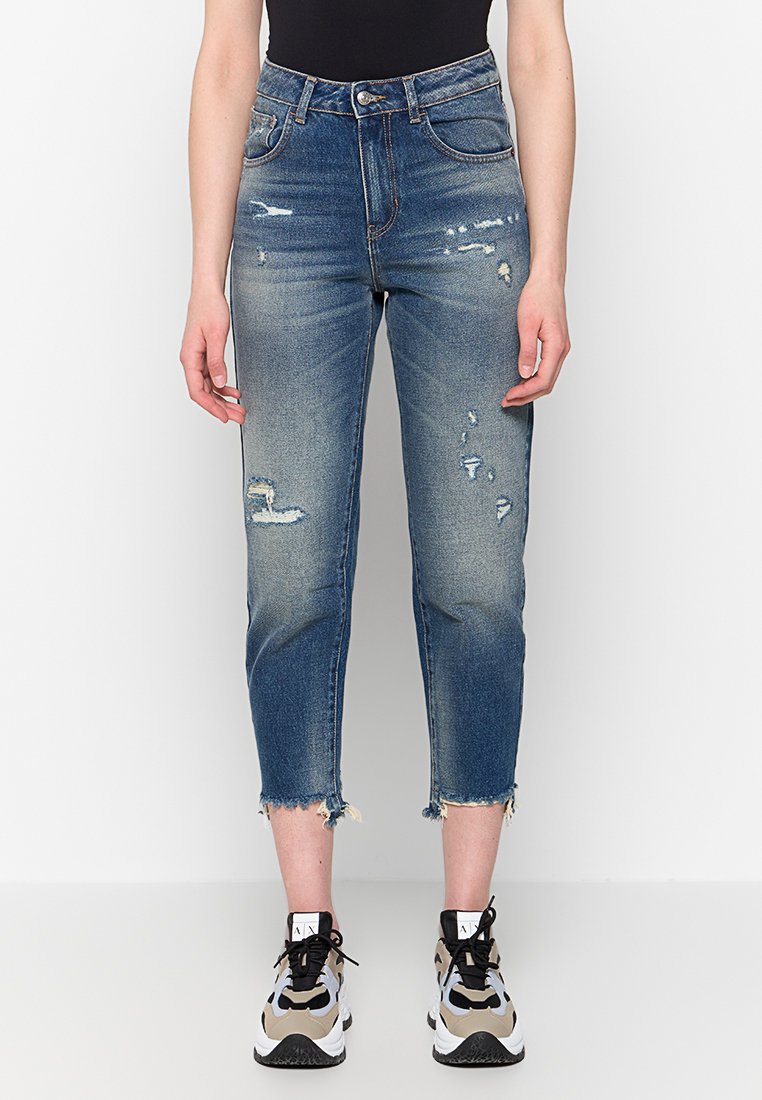 Sisley Jeans Tapered Fit blauw