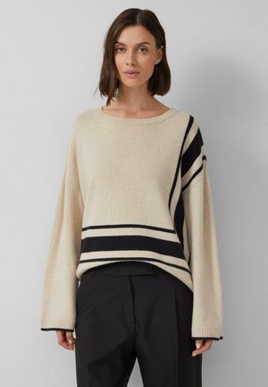 s.Oliver STRICKPULLOVER - Trui - beige