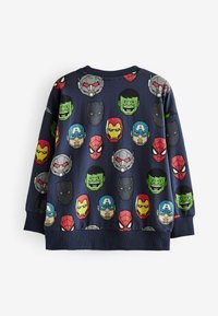 Next LICENSE MARVEL FLIP SEQUIN LONG SLEEVE - REGULAR FIT - Bluză de molton - navy blue