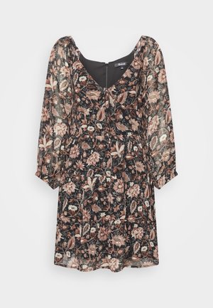 Madewell TERESA TIE RETRO MINI - Vestito casual - true black