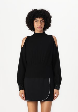 Guess BLING CUFF PIMA - Jumper - jet black