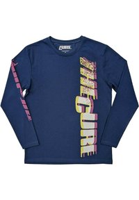 Paradiso Clothing THE CURE GLITCHED LOGO - Long sleeved top - blue