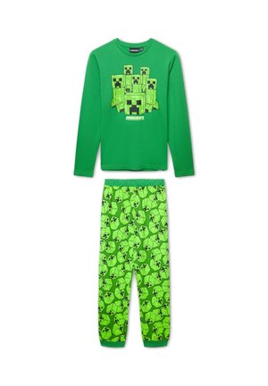 SET CON STAMPA MINECRAFT - Pigiama - verde