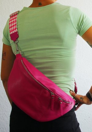 DrachenLeder Sac banane - pink