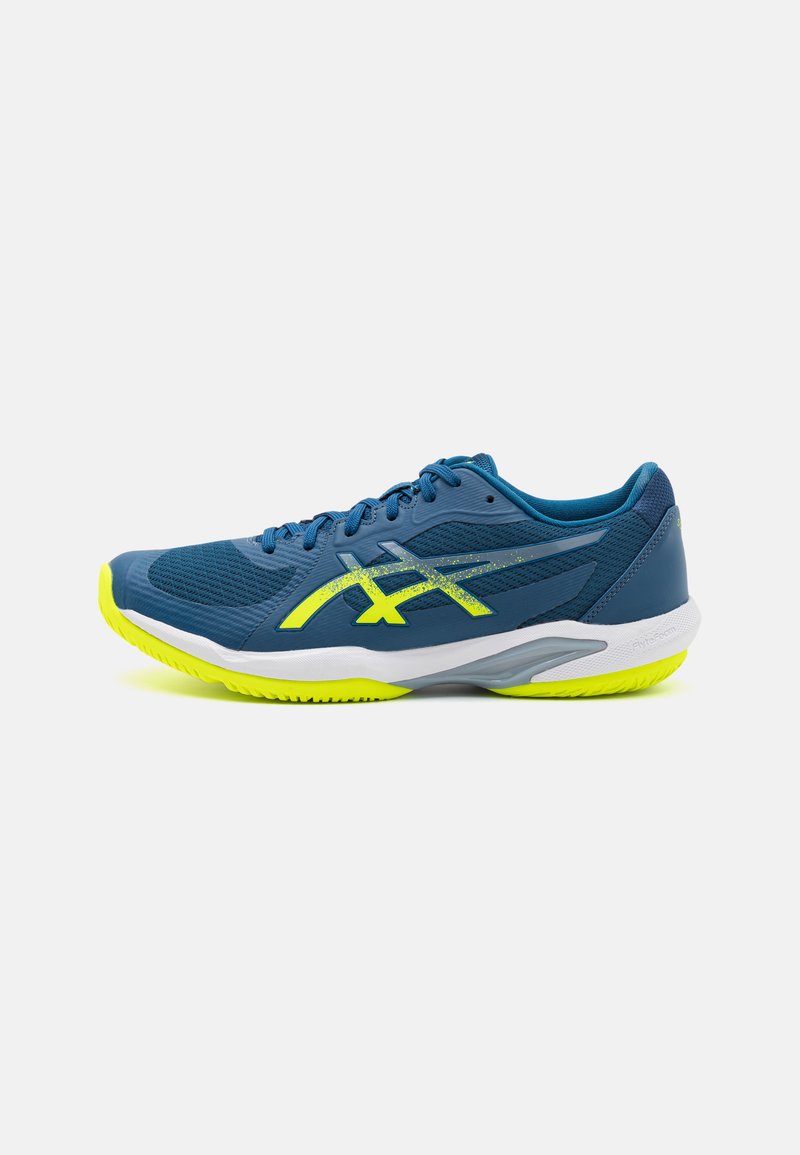 ASICS SOLUTION SWIFT - Multicourt tennis shoes - mako blue/safety yellow