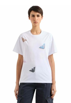 T-shirt con stampa - bianco