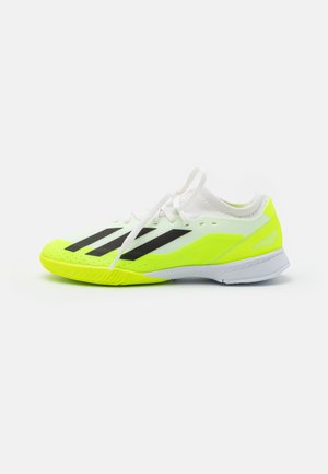 X CRAZYFAST.3 - Scarpe da calcio indoor - footwear white/core black/lucid lemon