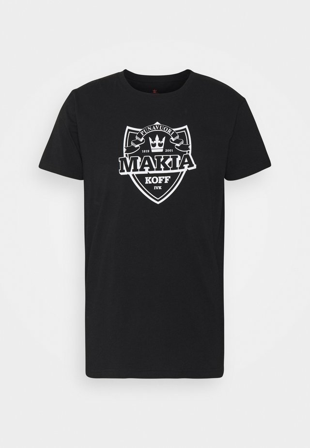 SHIELD - Printtipaita - black