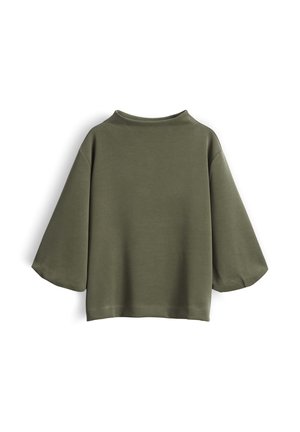 someday., LOOSE FIT VELVETY TEXTURE - Sweater - artichoke