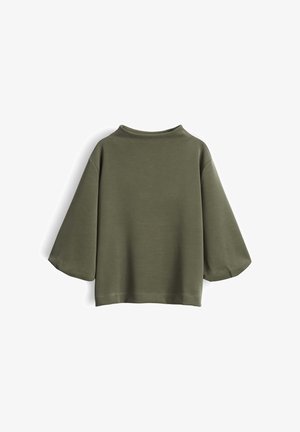 someday., LOOSE FIT VELVETY TEXTURE - Sweater - artichoke