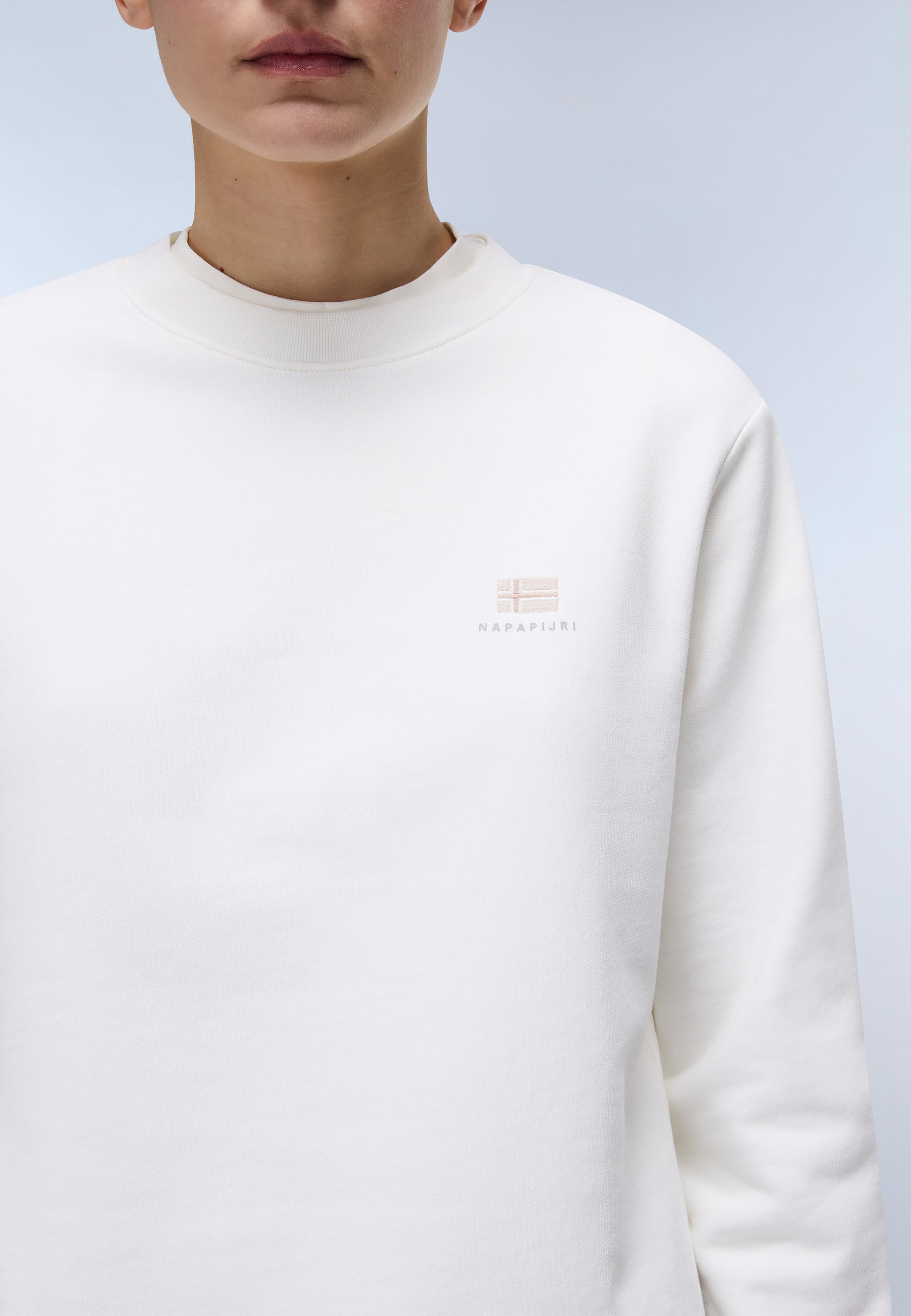 売れ筋商品|||ナパピリ パーカー・スウェットシャツ レディース アウター NINA ETHER - Sweatshirt - white Napapijri NINA - Sweatshirt - white - Zalando