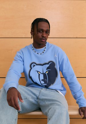 Nike Performance MEMPHIS GRIZZLIES CREW 25 - Roupa de discoteca - light blue