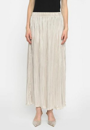 SRNEVAEH - Fustă maxi - silver plissé