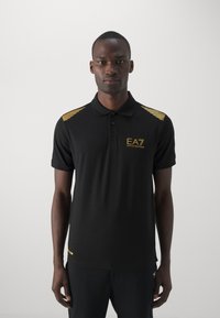 EA7 Emporio Armani - Polo marškinėliai - black gold Miniatiūros vaizdas 1