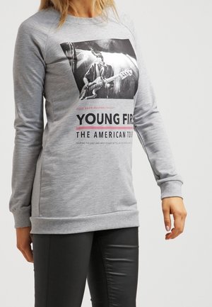 Sudadera - mottled light grey