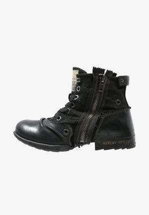 Replay, CLUTCH - Lace-up ankle boots - black