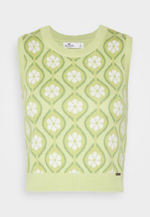 VEST UPDATE - Neule - green geo