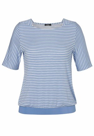 Print T-shirt - hellblau