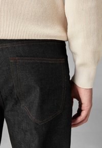 Next CLASSIC STRETCH - Straight leg -farkut - black rinse