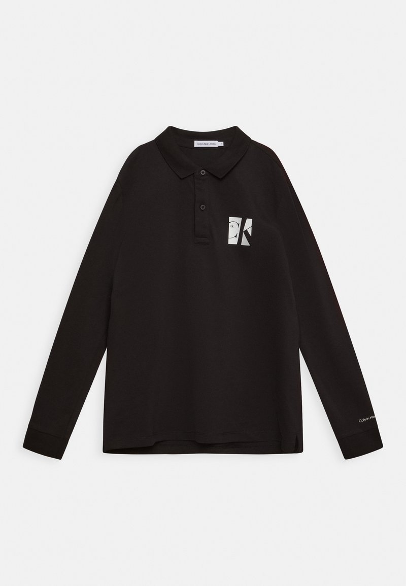 Calvin Klein Jeans BLOCK MONOGRAM - Poloshirt - ck black