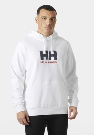 LOGO  - Jersey con capucha - white