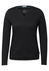 Långärmad tröja - schwarz