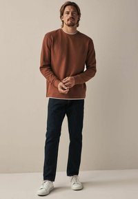 Next MOCK LAYER - Long sleeved top - burgundy red