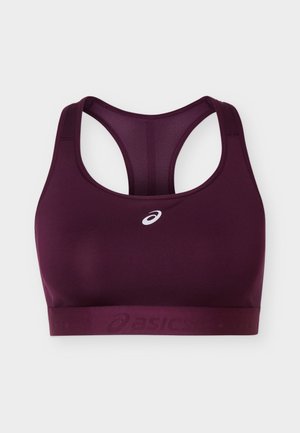 ASICS, ROAD COMPRESSION BRA - Reggiseno sportivo con sostegno elevato - dark aubergine