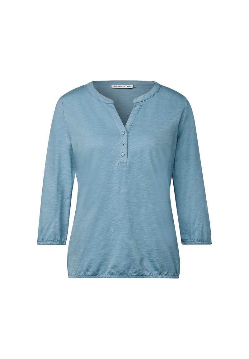 Turtleneck manches longues slim en single jersey élastique